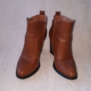 Wild Diva Womens Ankle Boots Brown Size 7